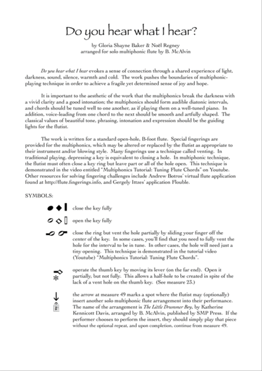 Do You Hear What I Hear Do You Hear What I Hear Flute Solo scores gallery preview page 2