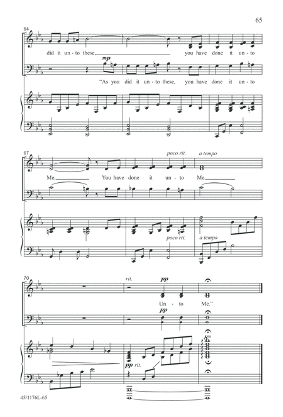 10 More Anthems for about 10 Singers 3-Part scores gallery preview page 65