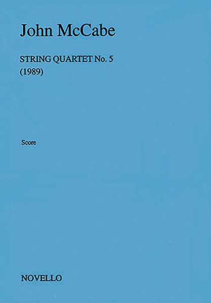 McCabe: String Quartet No. 5 (Score)