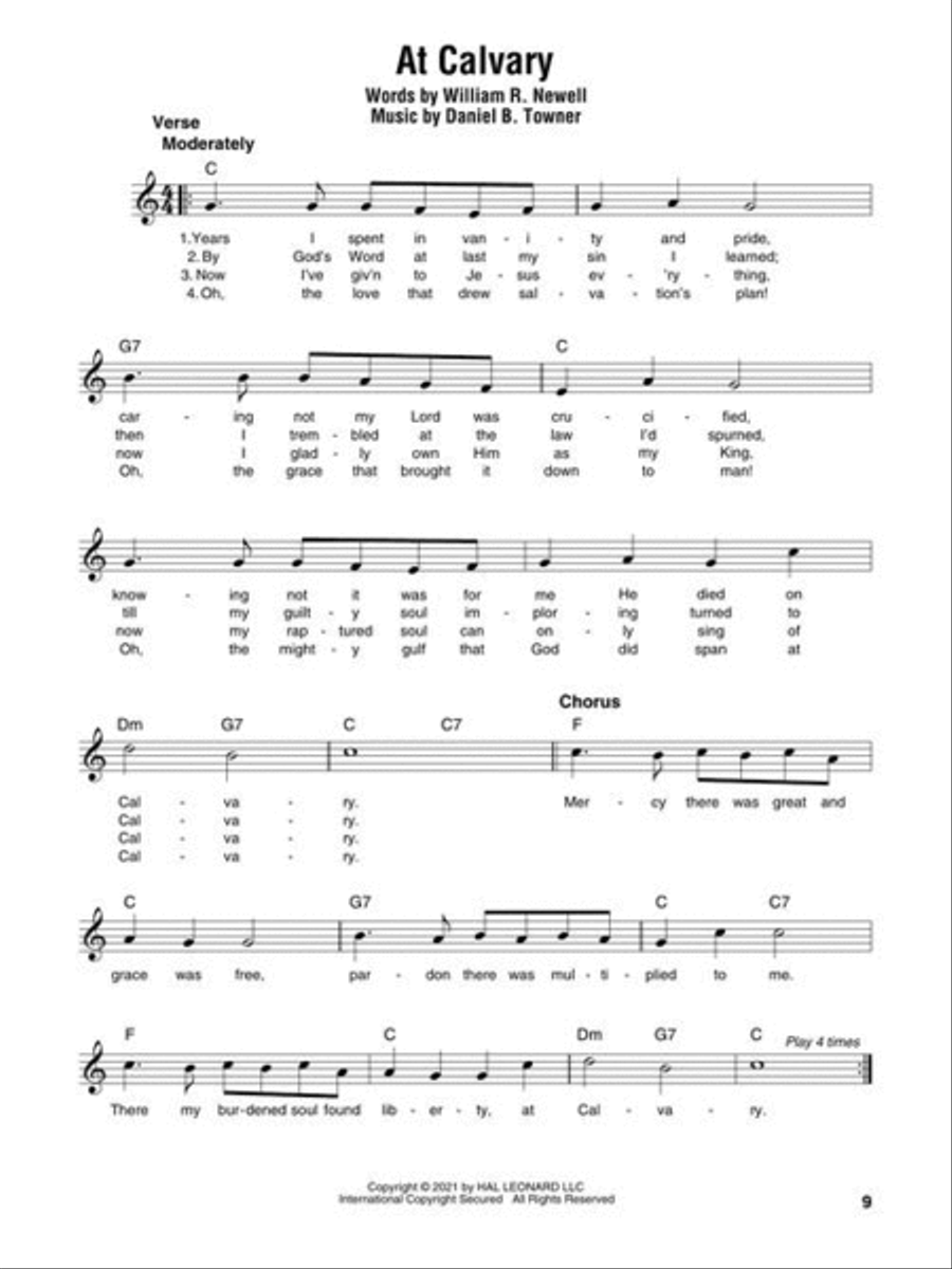 Gospel Songs & Hymns – Strum Together Banjo scores gallery preview page 11