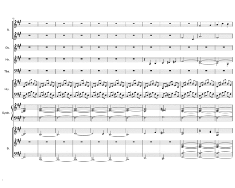 Amphibia Cultural Legacy Theme - Score Only Small Ensemble scores gallery preview page 2