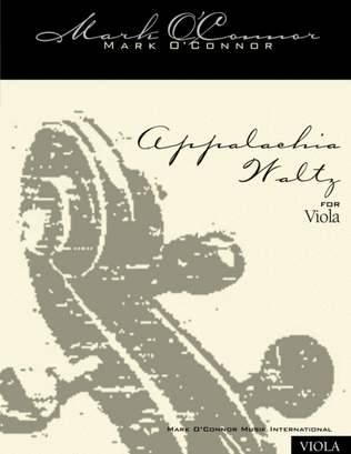 Book cover for Appalachia Waltz (unaccompanied viola)
