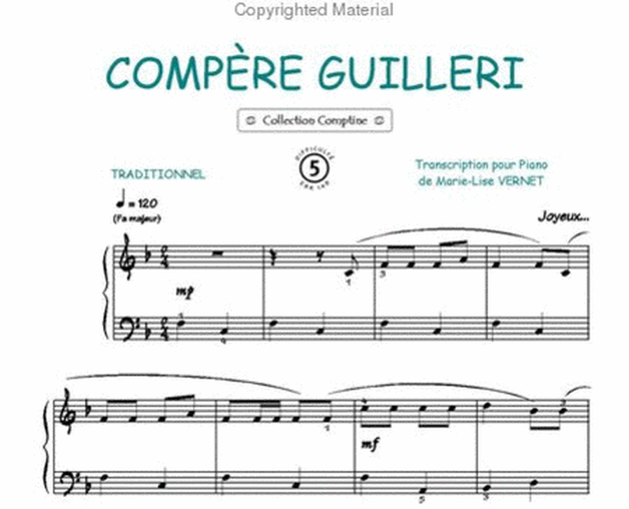 Compère Guilleri (Comptine) image number null