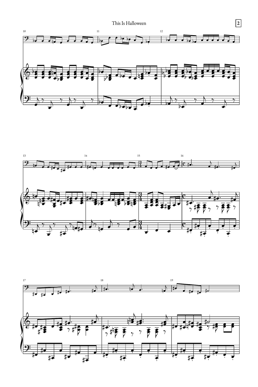 This Is Halloween Tuba scores gallery preview page 2
