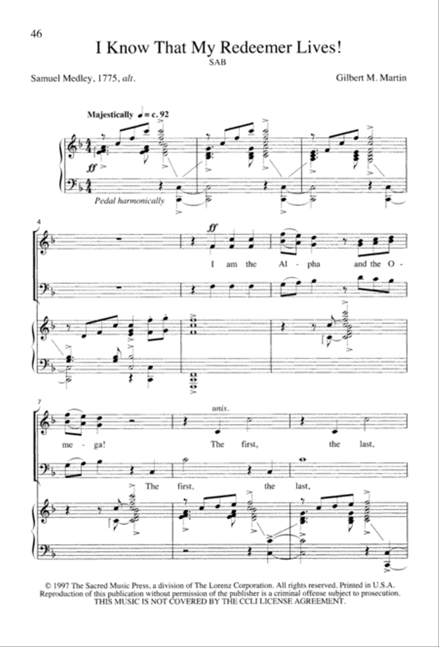 Christ the Crucified 3-Part scores gallery preview page 48