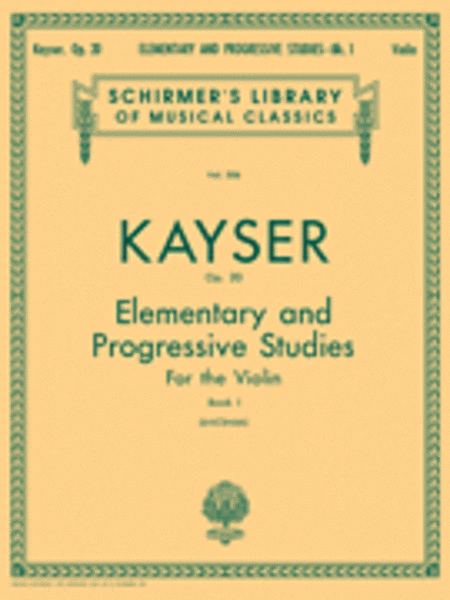 36 Elementary and Progressive Studies, Op. 20 - Book 1