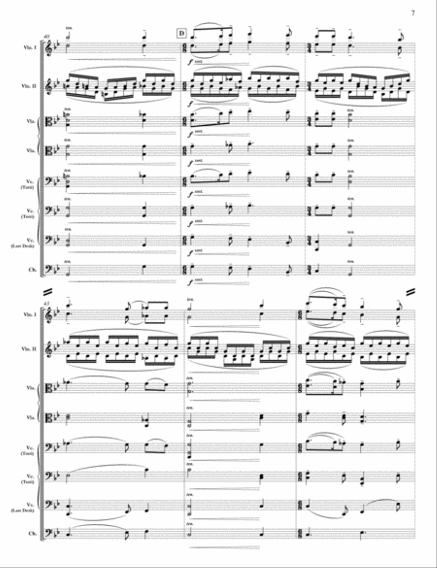 Fantasia on a Theme by Thomas Tallis (double string orch) Orchestra scores gallery preview page 8