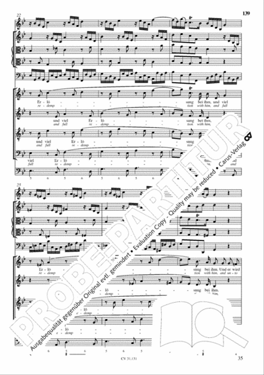 The Complete Sacred Vocal Works (Das geistliche Vokalwerk) Voice scores gallery preview page 140