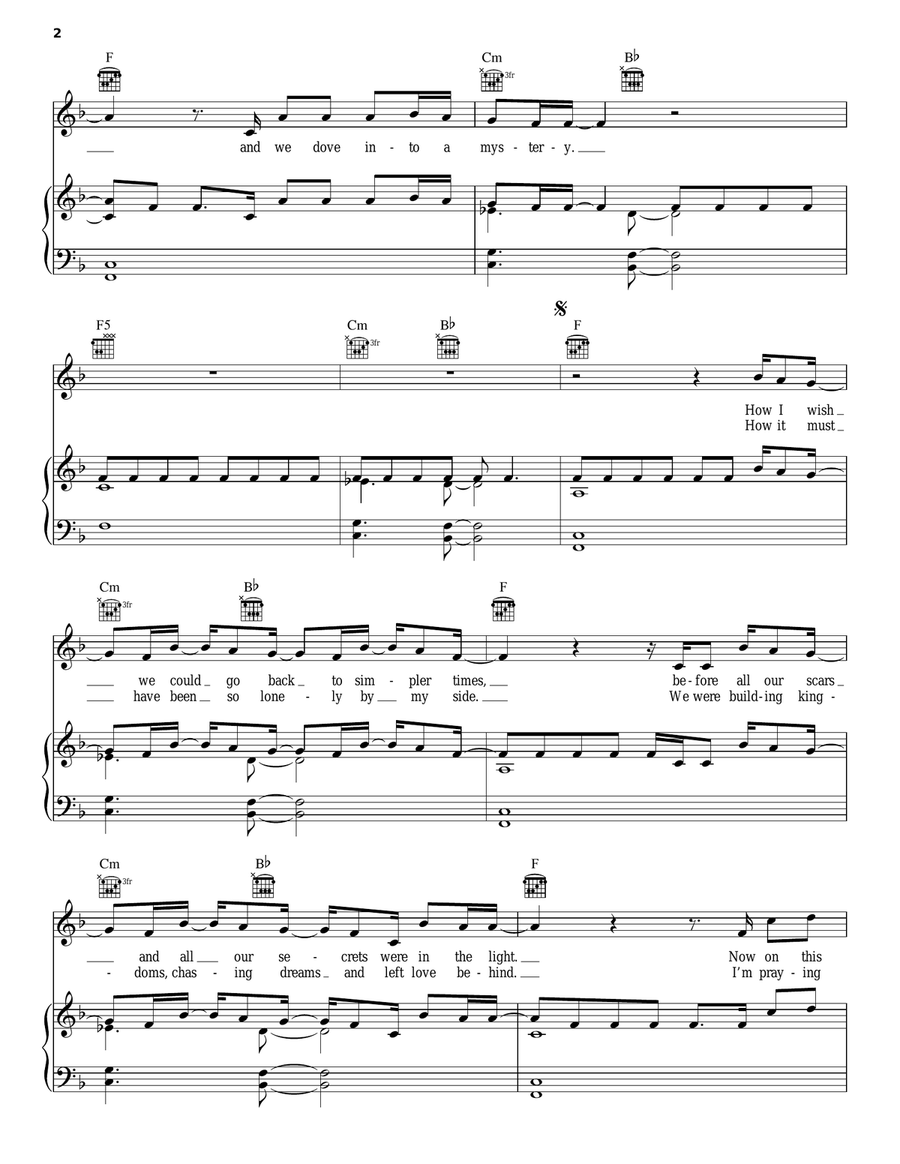 Broken Together Acoustic Guitar scores gallery preview page 2