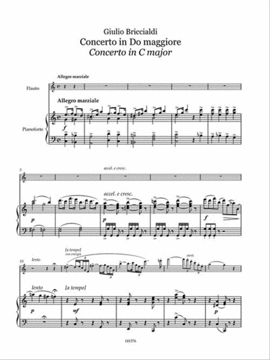 Concerto in C Major Concerto in C Major Flute Solo scores gallery preview page 5