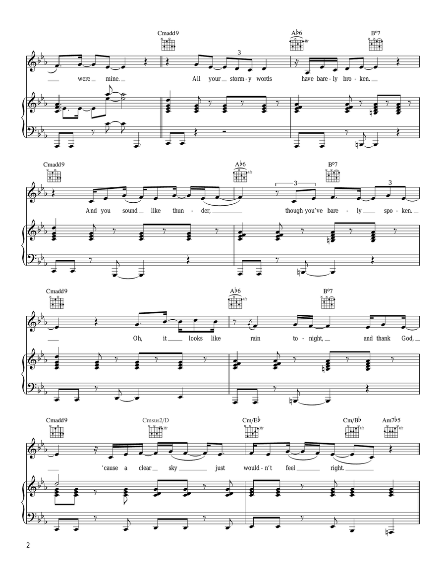 Come Round Soon Come Round Soon Piano, Vocal, Guitar scores gallery preview page 2