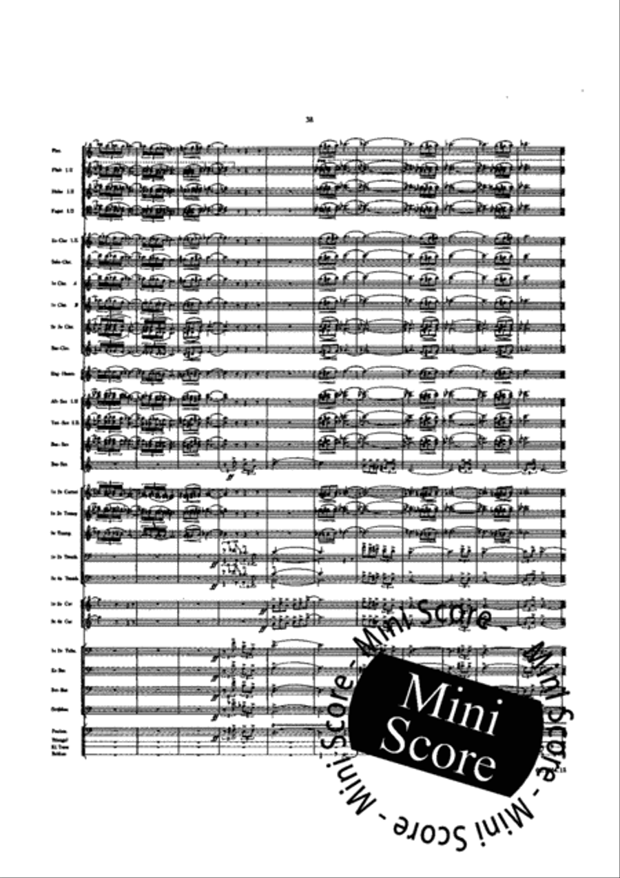 Symphonie pour Orchestre d'Harmonie Concert Band scores gallery preview page 44