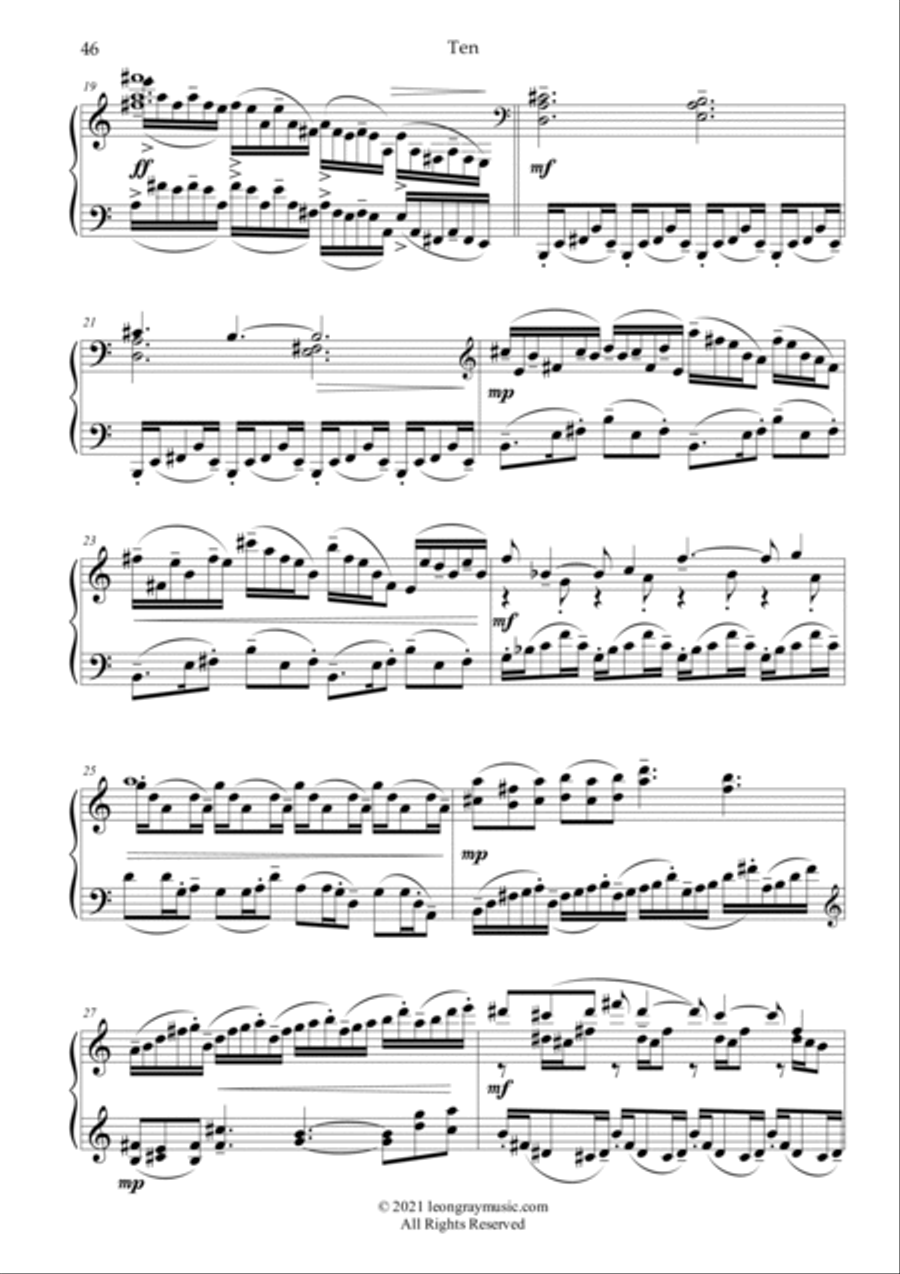 The Enchantress, On Russet Floors (No. 10), Leon Gray Piano Solo scores gallery preview page 4