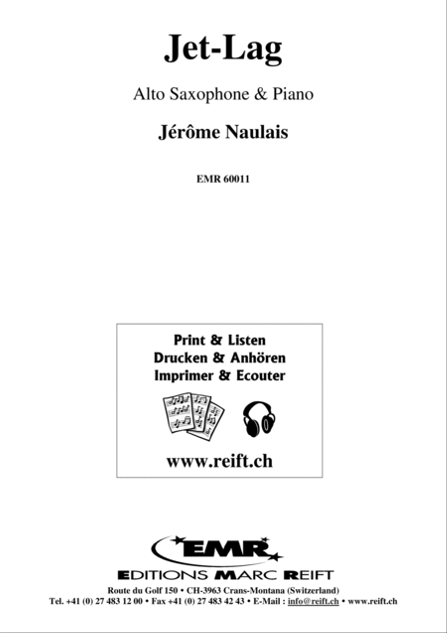 Jet-Lag Jet-Lag Alto Saxophone scores gallery preview page 2