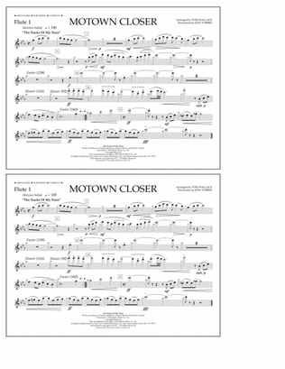 Motown Closer (arr. Tom Wallace) - Flute 1