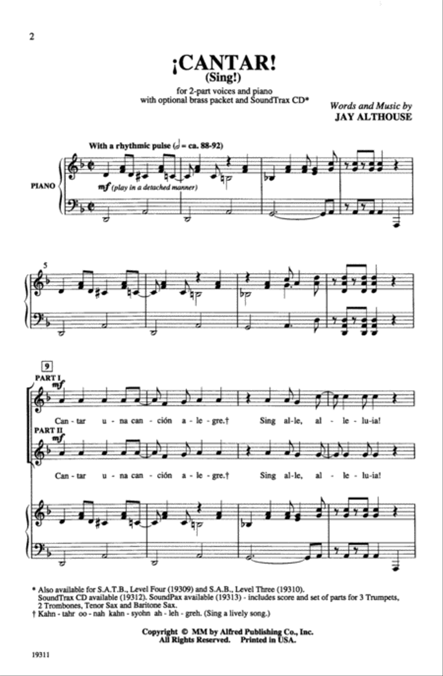 ¡Cantar! (Sing!)