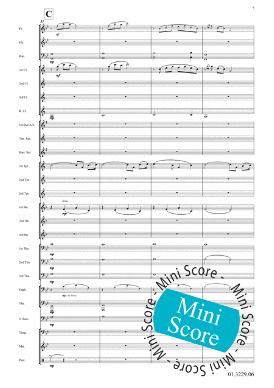 A Little Love Song Concert Band scores gallery preview page 11
