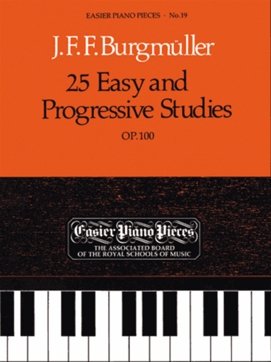 25 Easy and Progressive Studies, Op.100 Piano Method scores gallery preview page 1