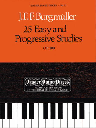Book cover for 25 Easy and Progressive Studies, Op.100