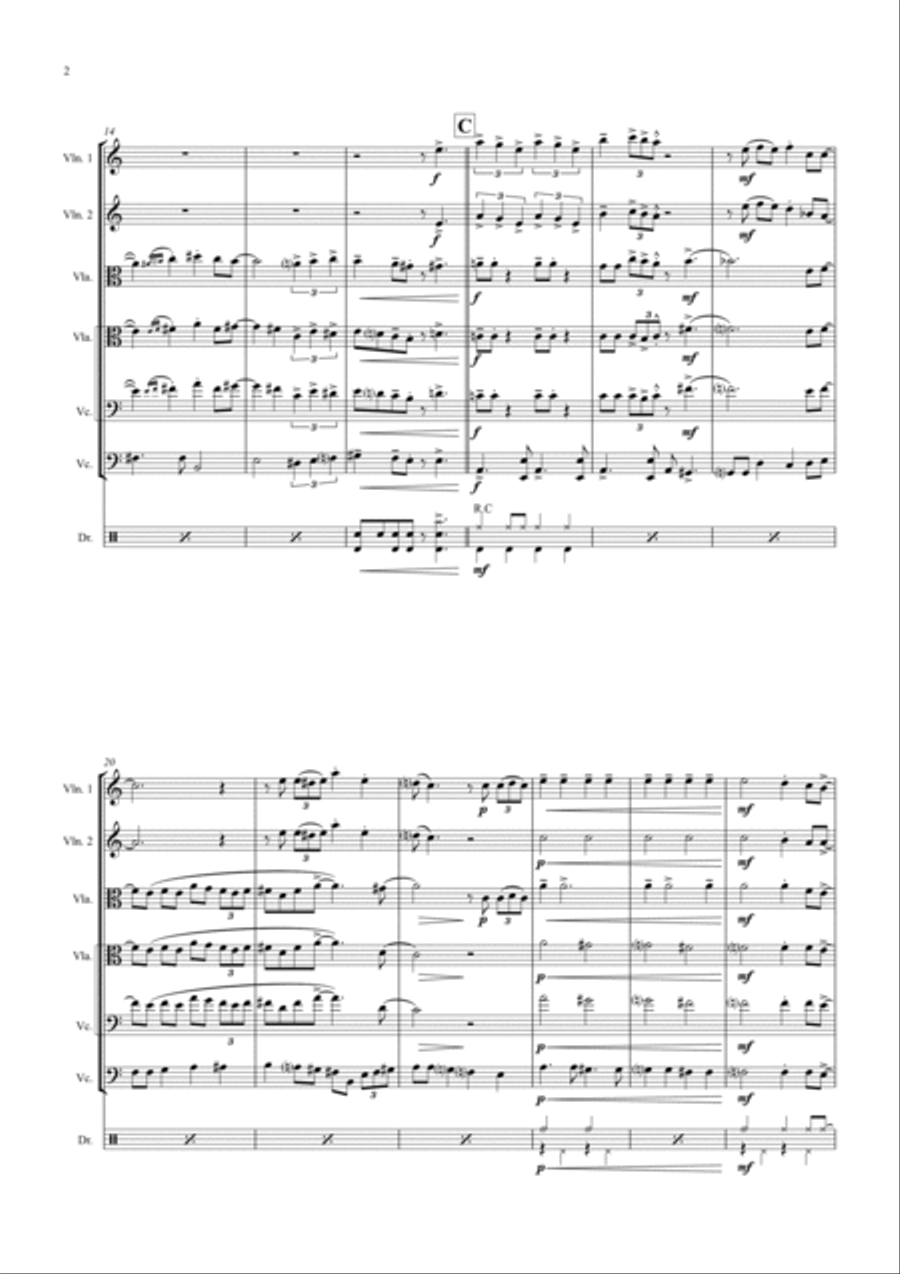 Michelle String Quartet scores gallery preview page 2