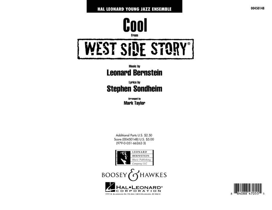 Cool (from West Side Story) - Full Score Score scores gallery preview page 1