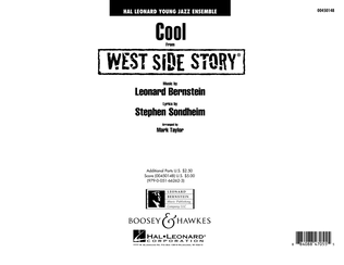 Book cover for Cool (from West Side Story) - Full Score