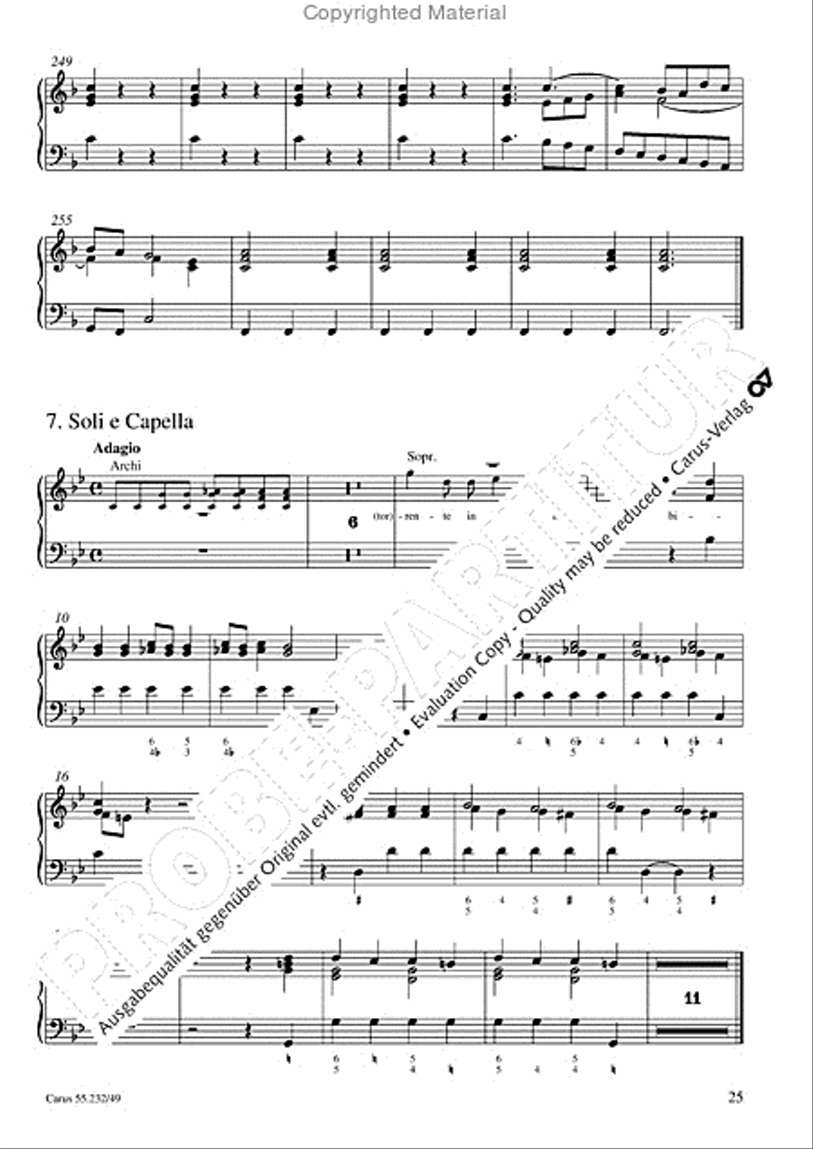Dixit Dominus (The Lord said unto my Lord) Organ scores gallery preview page 28