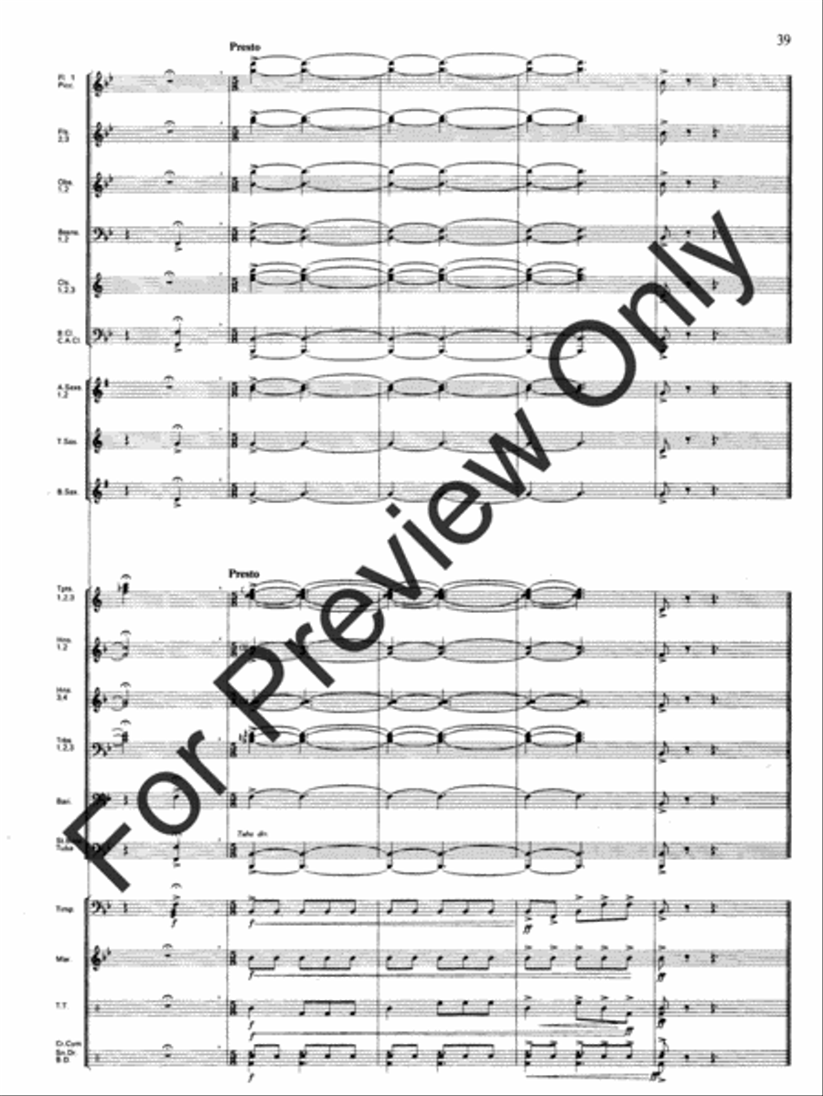 Emmanuel Variants Concert Band scores gallery preview page 41
