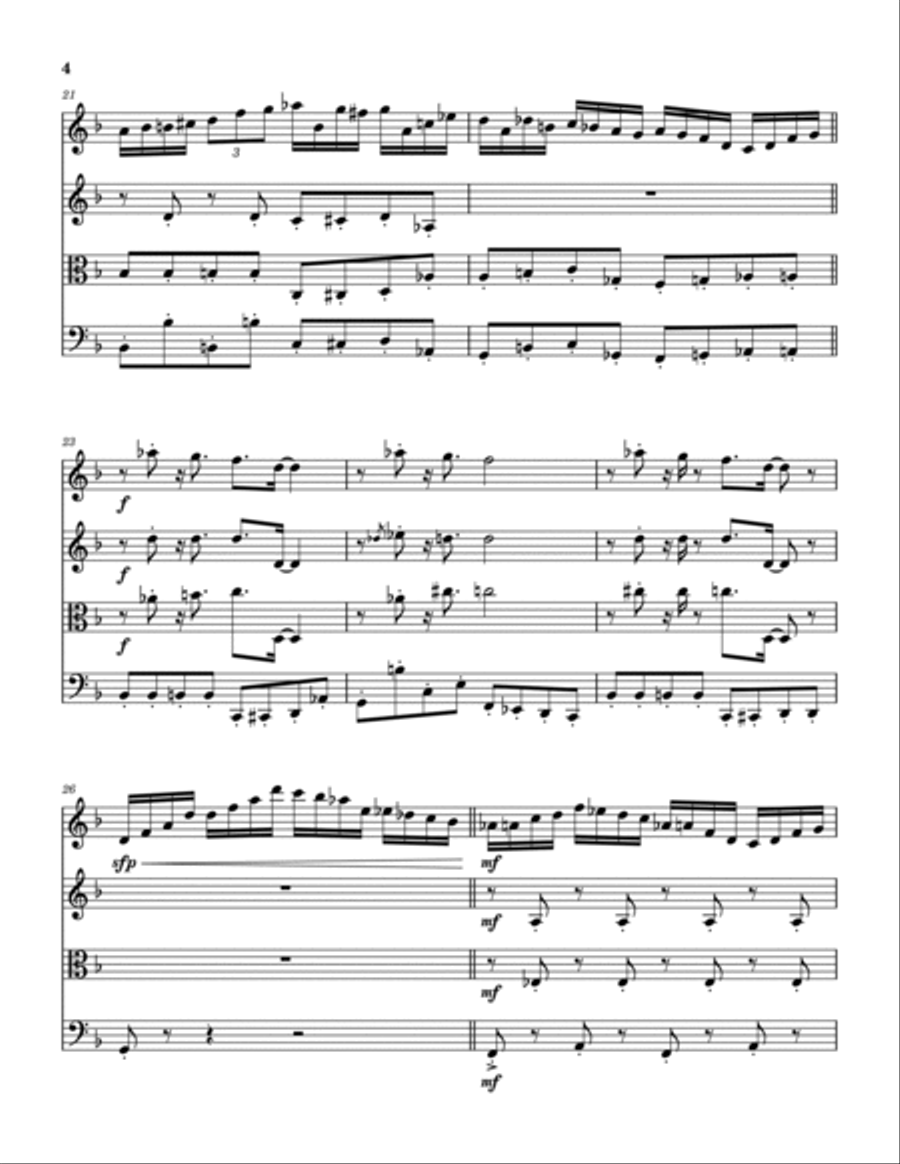 Tom And Jerry Show, The String Quartet scores gallery preview page 5
