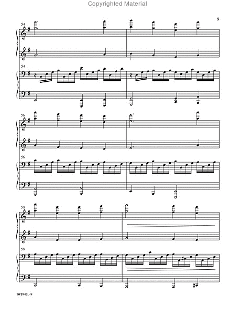 News of Great Joy! News of Great Joy! Piano Duet scores gallery preview page 9