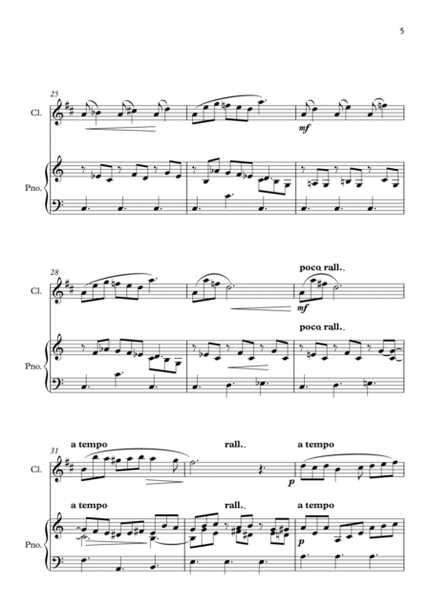 Meditation (Opus 18), for Clarinet and Piano image number null