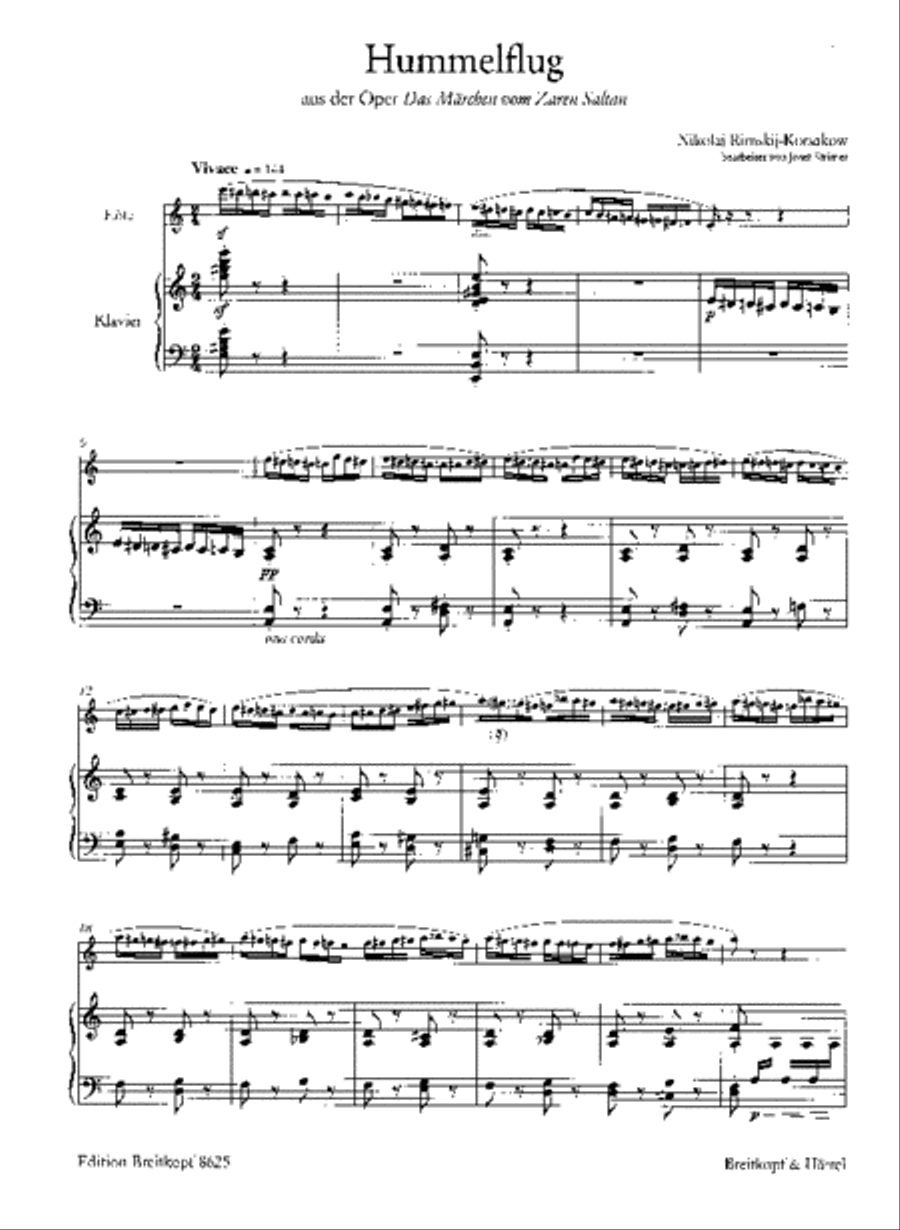Flight of the Bumblebee Flute Solo scores gallery preview page 2