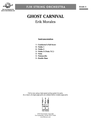 Book cover for Ghost Carnival: Score