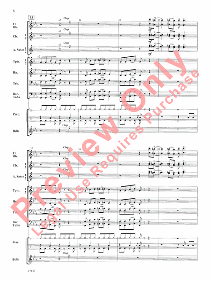 The Bottom Line Concert Band scores gallery preview page 7