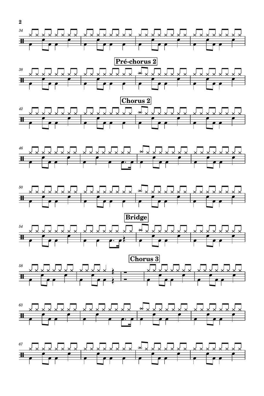 That's What Love's About Drum Set scores gallery preview page 2