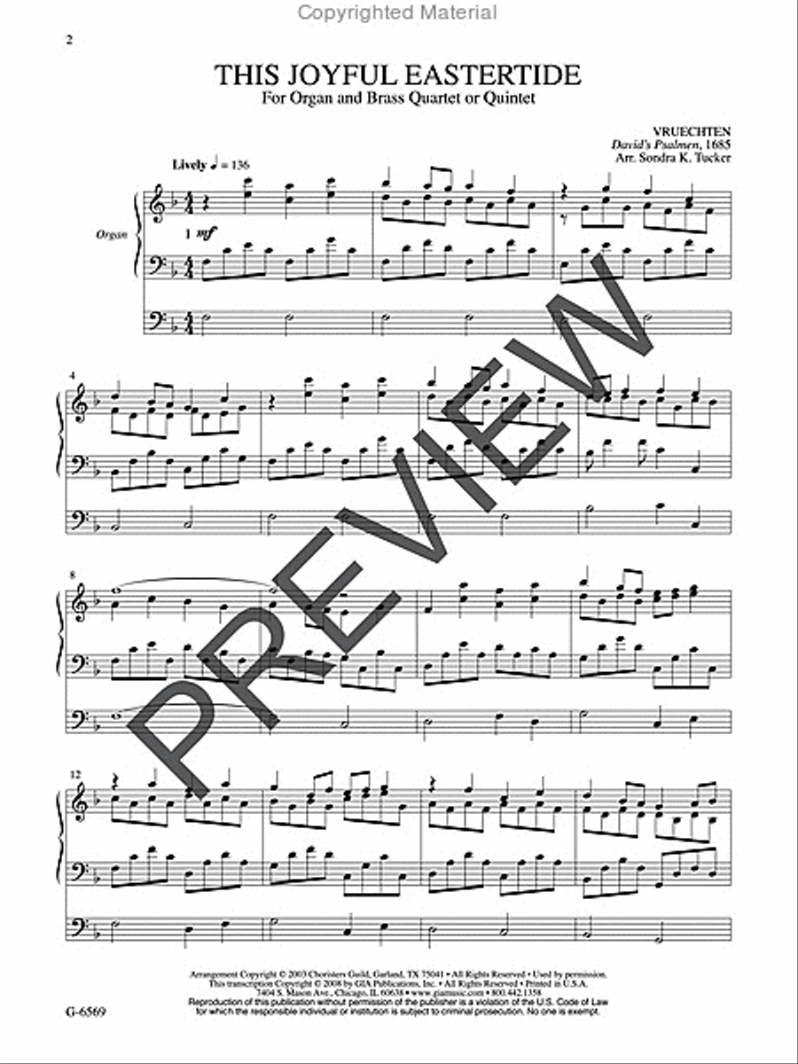 This Joyful Eastertide Horn scores gallery preview page 2
