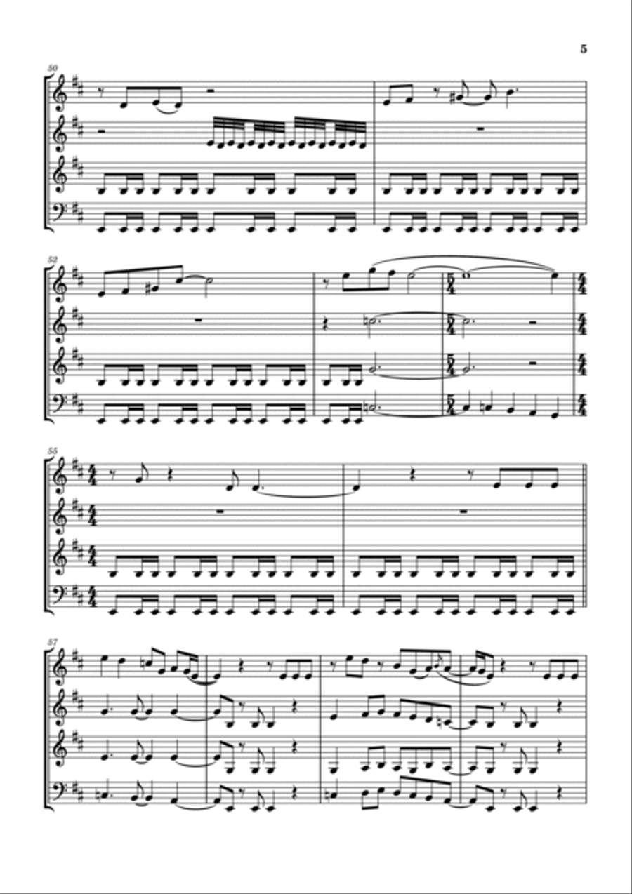 Barracuda Woodwind Quartet scores gallery preview page 6