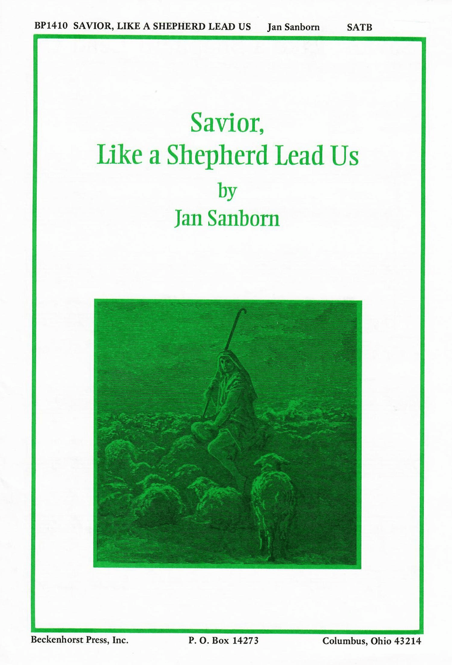 Savior, Like a Shepherd Lead Us - Sanborn 4-Part scores gallery preview page 1