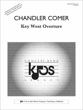 Book cover for Key West Overture - Score