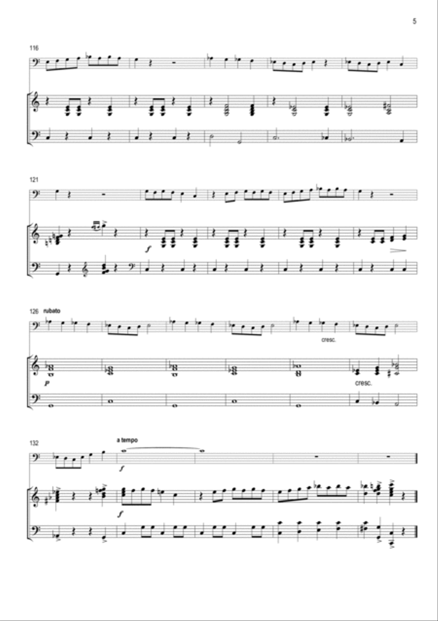 If I Were A Rich Man Euphonium scores gallery preview page 5