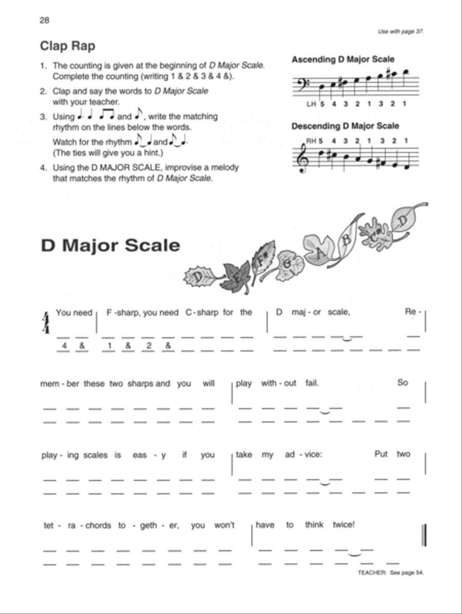 Alfred's Basic Piano Library Composition Book Complete Piano Method scores gallery preview page 3
