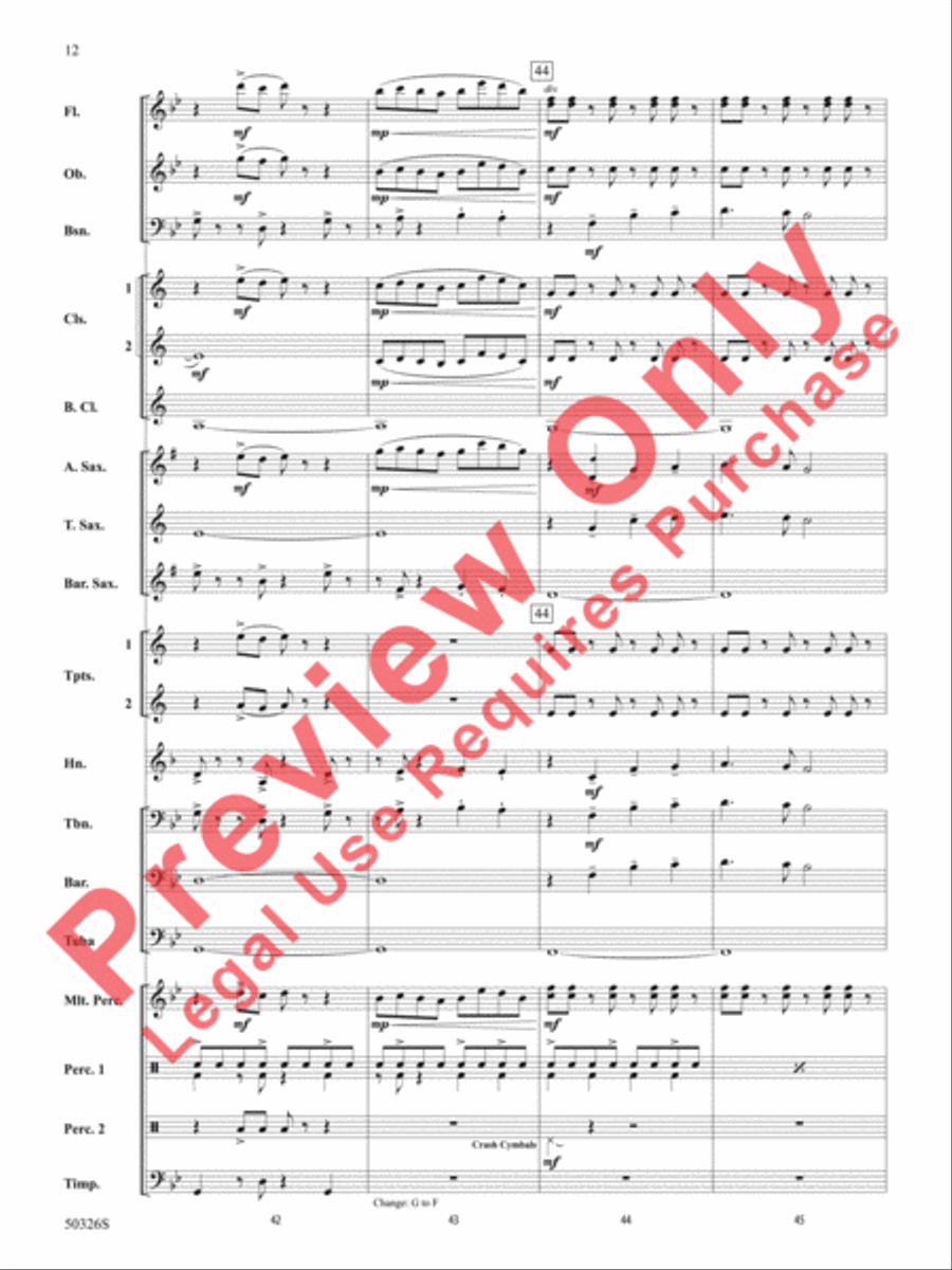 Intenso Concert Band scores gallery preview page 13