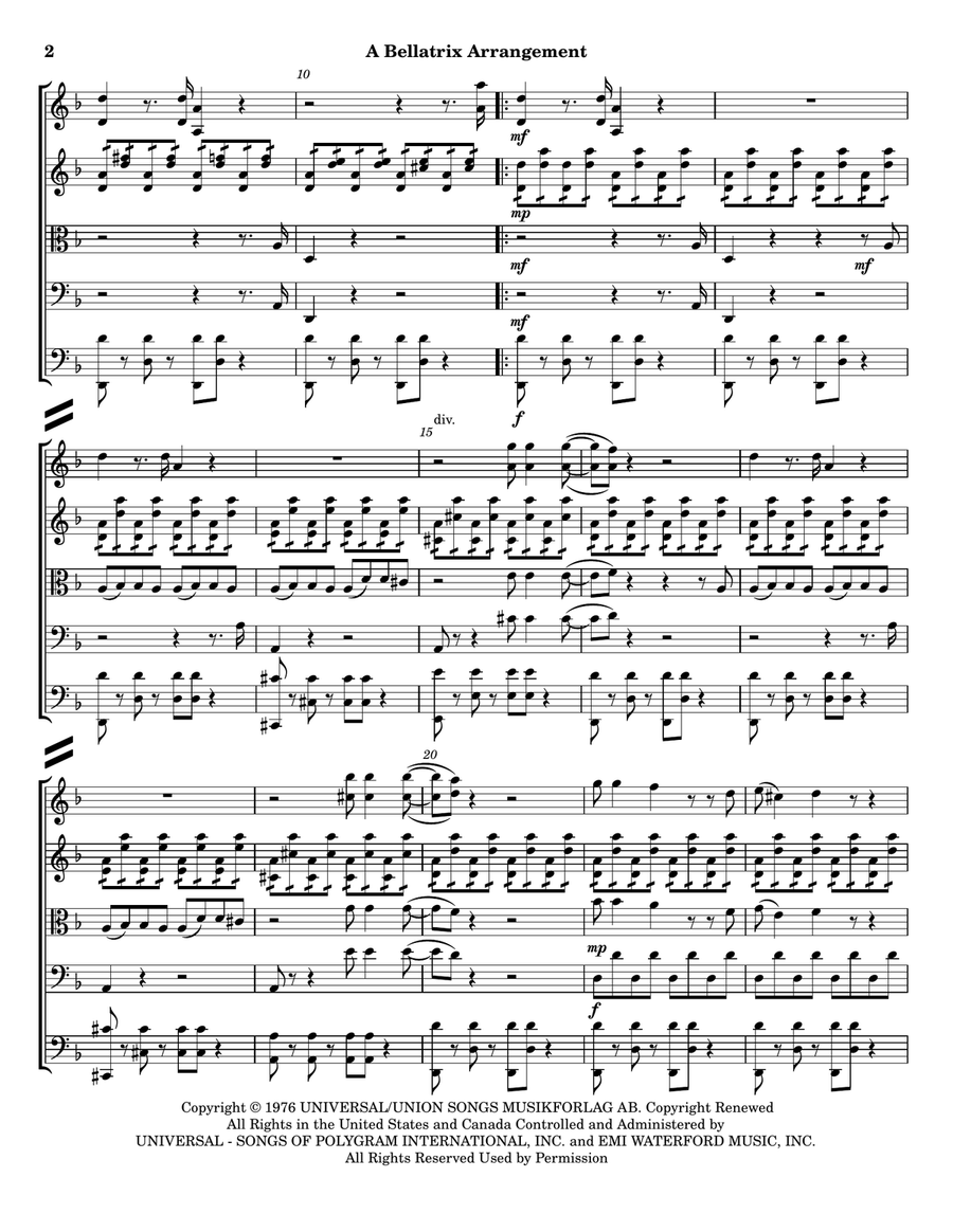Money, Money, Money Cello scores gallery preview page 2