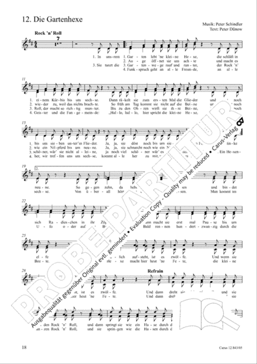 Gruselsongs, Band 1 Gruselsongs, Band 1 Choir scores gallery preview page 19