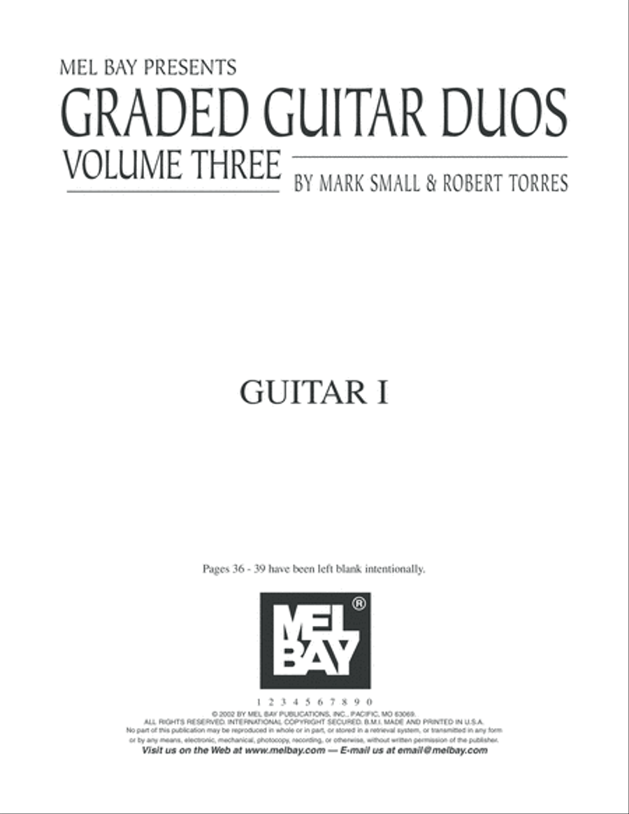 Graded Guitar Duos, Volume 3 Acoustic Guitar scores gallery preview page 7