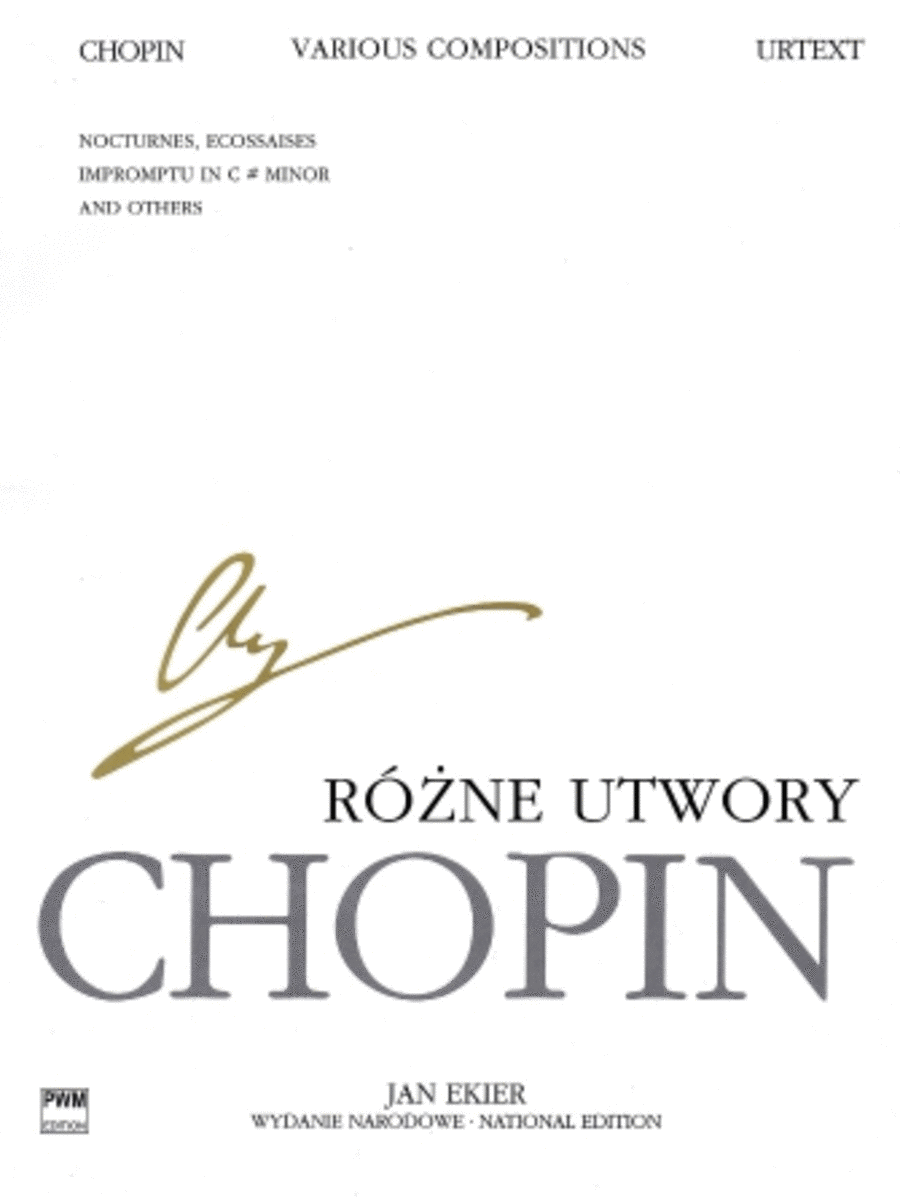 Various Compositions for Piano Piano Solo scores gallery preview page 1