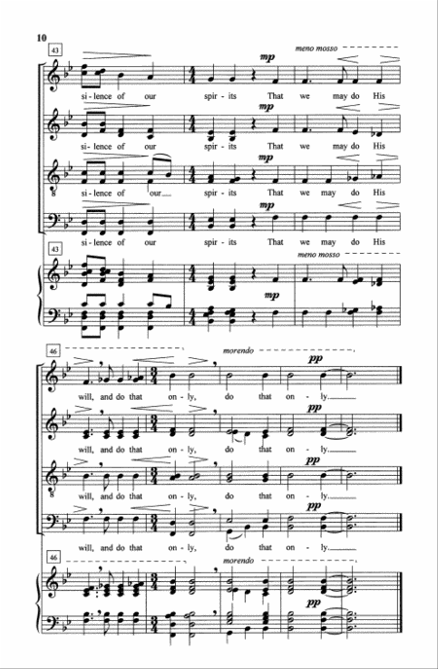 Inward Stillness Divisi scores gallery preview page 9