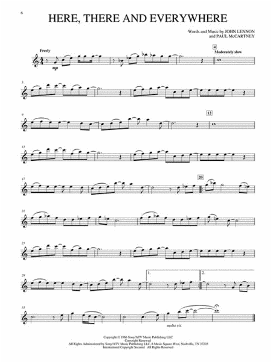 Wedding Flute Solos Flute Solo scores gallery preview page 4