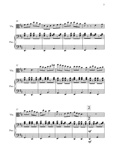 Pop Goes the Weasel - Theme and Variations For Viola and Piano image number null