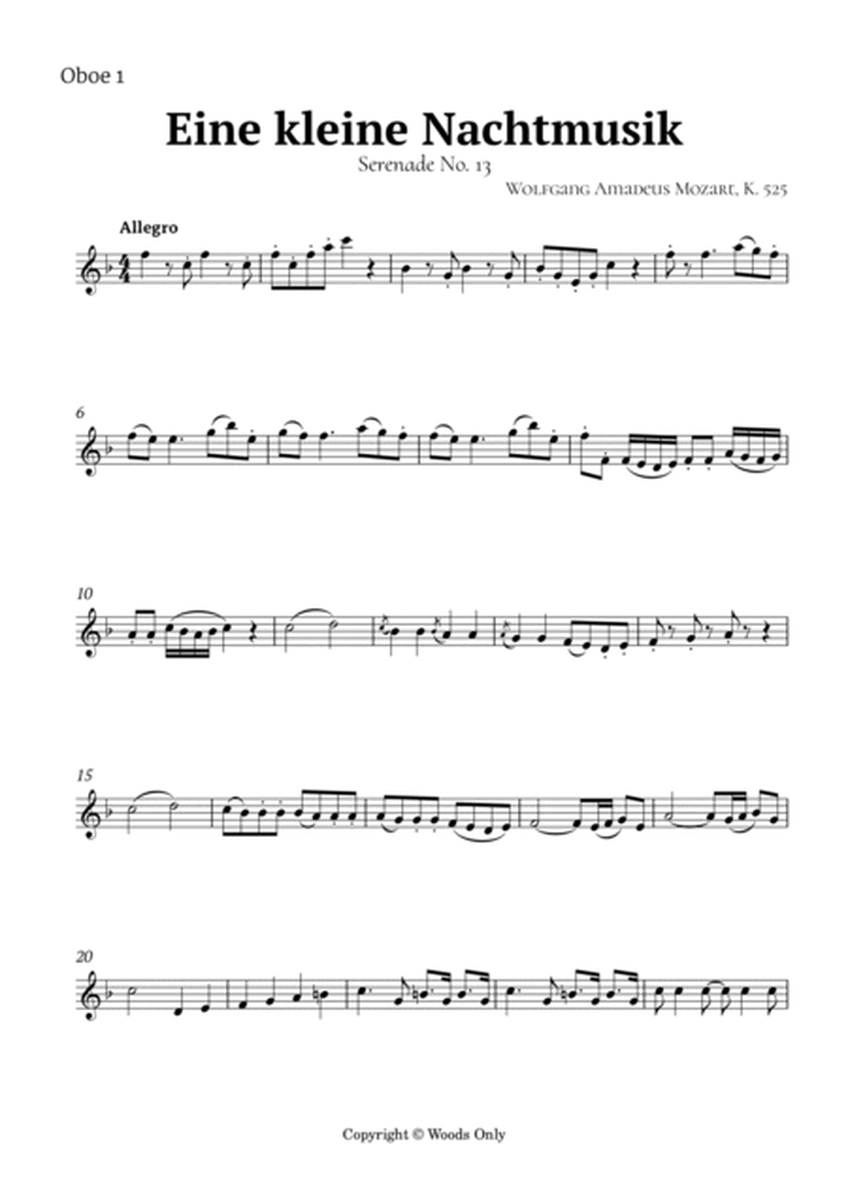 Eine kleine Nachtmusik in F Major by Mozart K 525 for Oboe Trio image number null